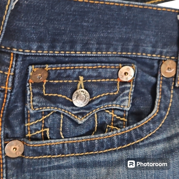 True Religion Denim  BIG BILLY T Stitch Bootcut Jean Men's  Size 36, Like New. - Picture 15 of 15